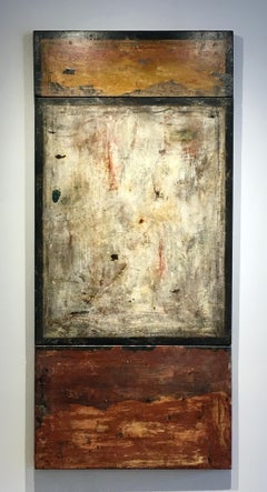 Frammento del Muro XCVII,  Three Part Fresco on Stretched Linen