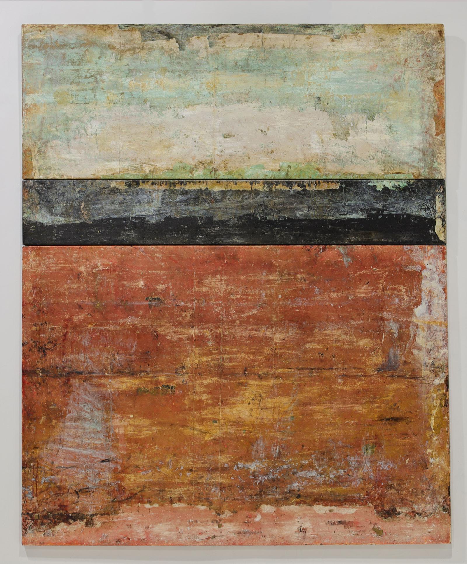 Marcia Myers was an American painter best known for her large-scale Color Field abstractions. Emulating the traditional fresco painting techniques of ancient Rome, she used several layers of marble dust, acrylic varnish, as well as historical