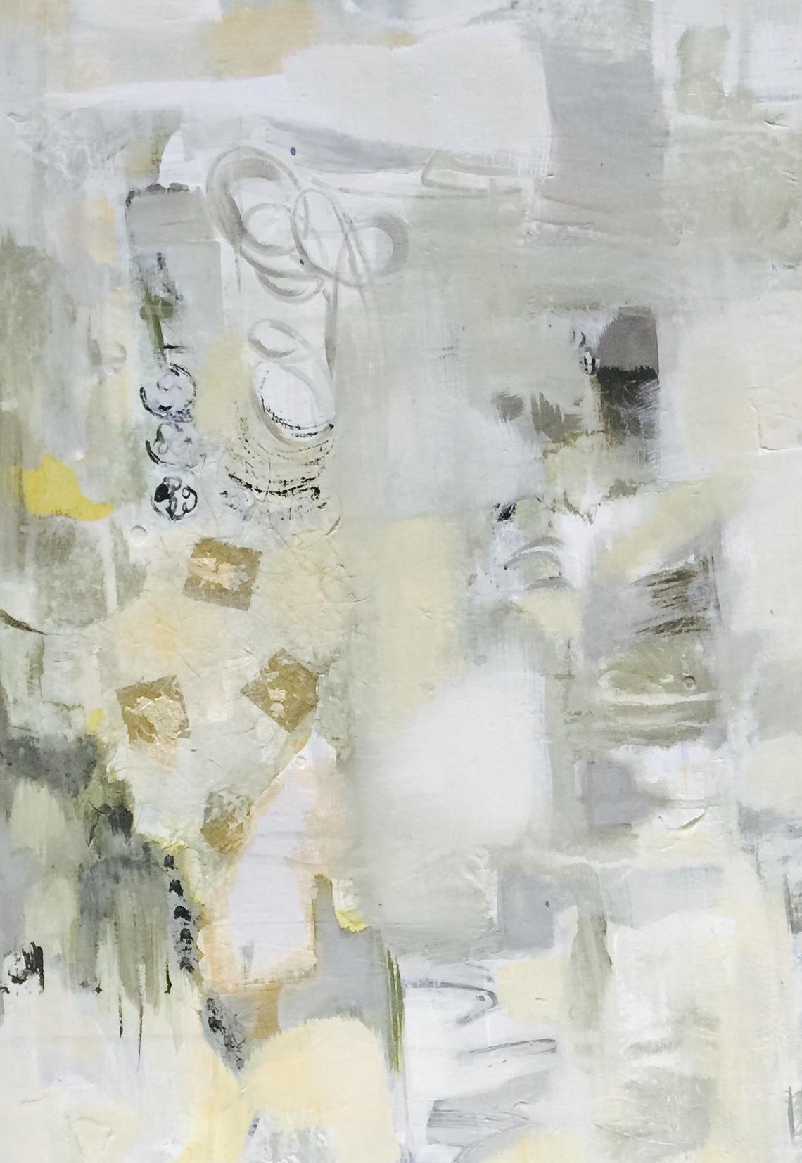 Bits and Pieces, Malerei, Acryl auf Leinwand