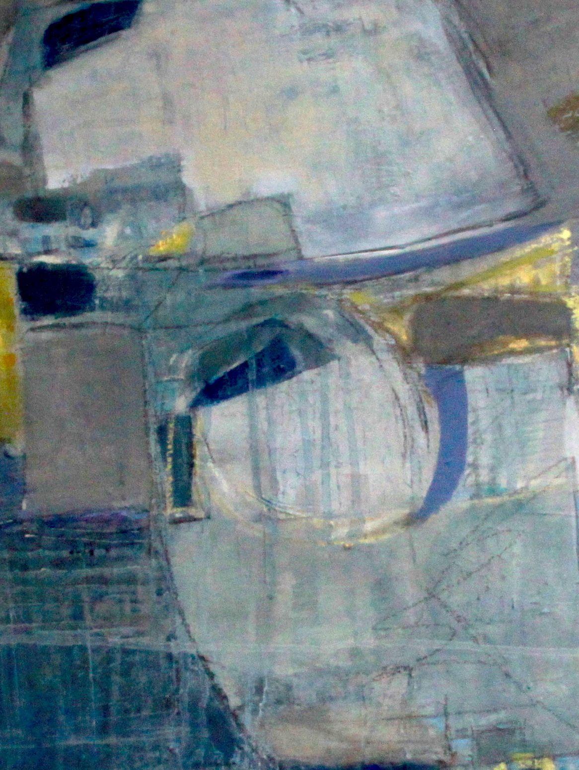 Alles an seinem Platz, Malerei, Acryl auf Leinwand – Painting von Marcia Reich
