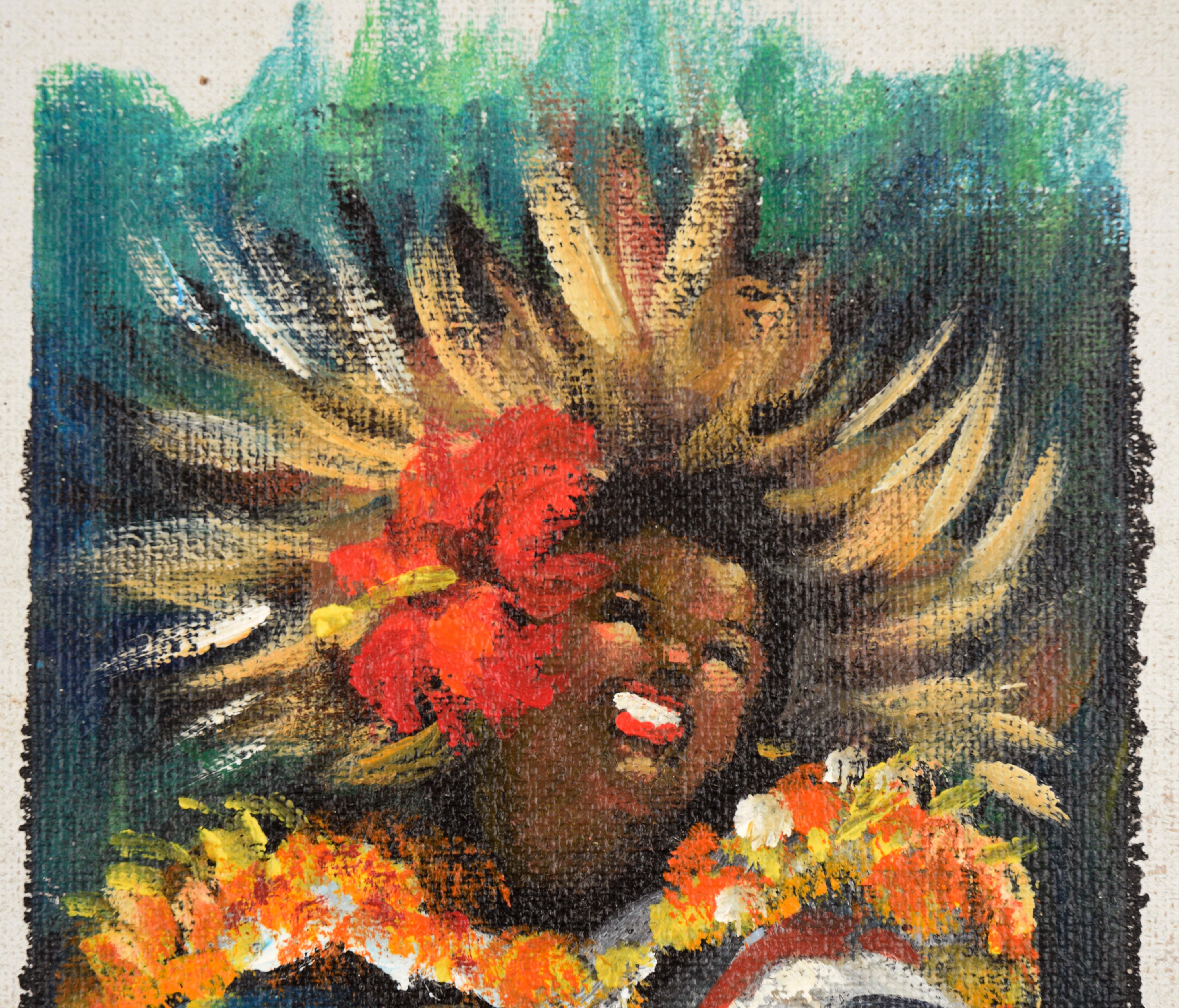 Hawaiian Hula Dancer - Painting by Marcia Young