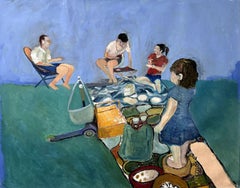 Le DACjeuner sur l'herbe, Painting, Oil on Canvas