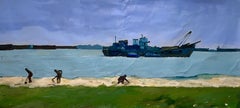 The Foreign Workers, Painting, Acrylic on Canvas