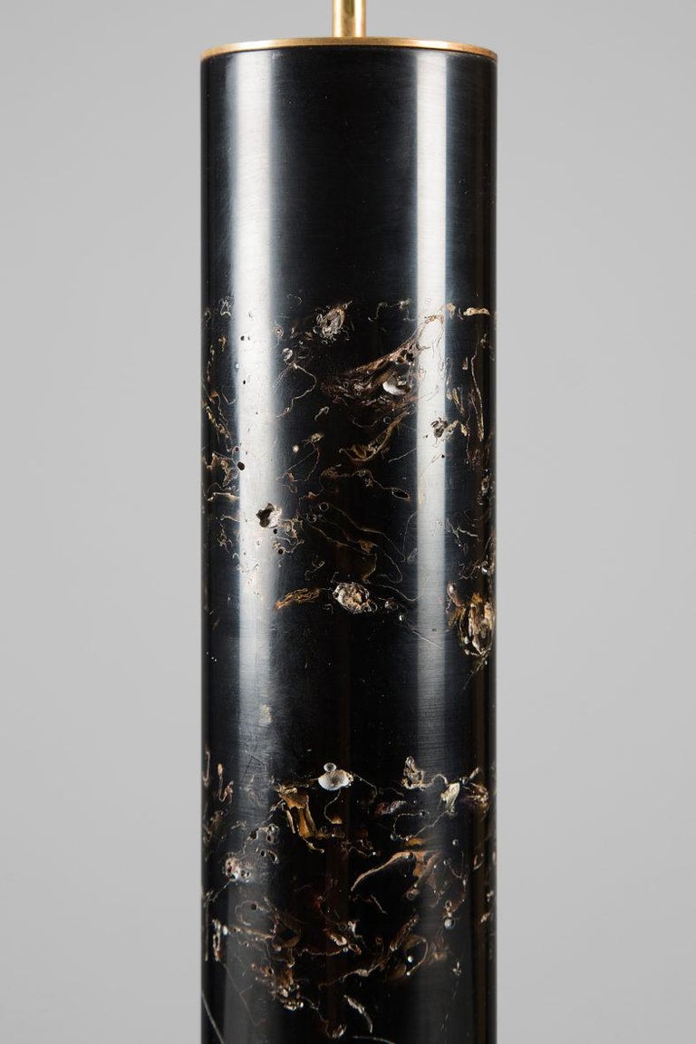 Marcin Rusak Flora Lamp I Black Light Sculpture For Sale at 1stDibs