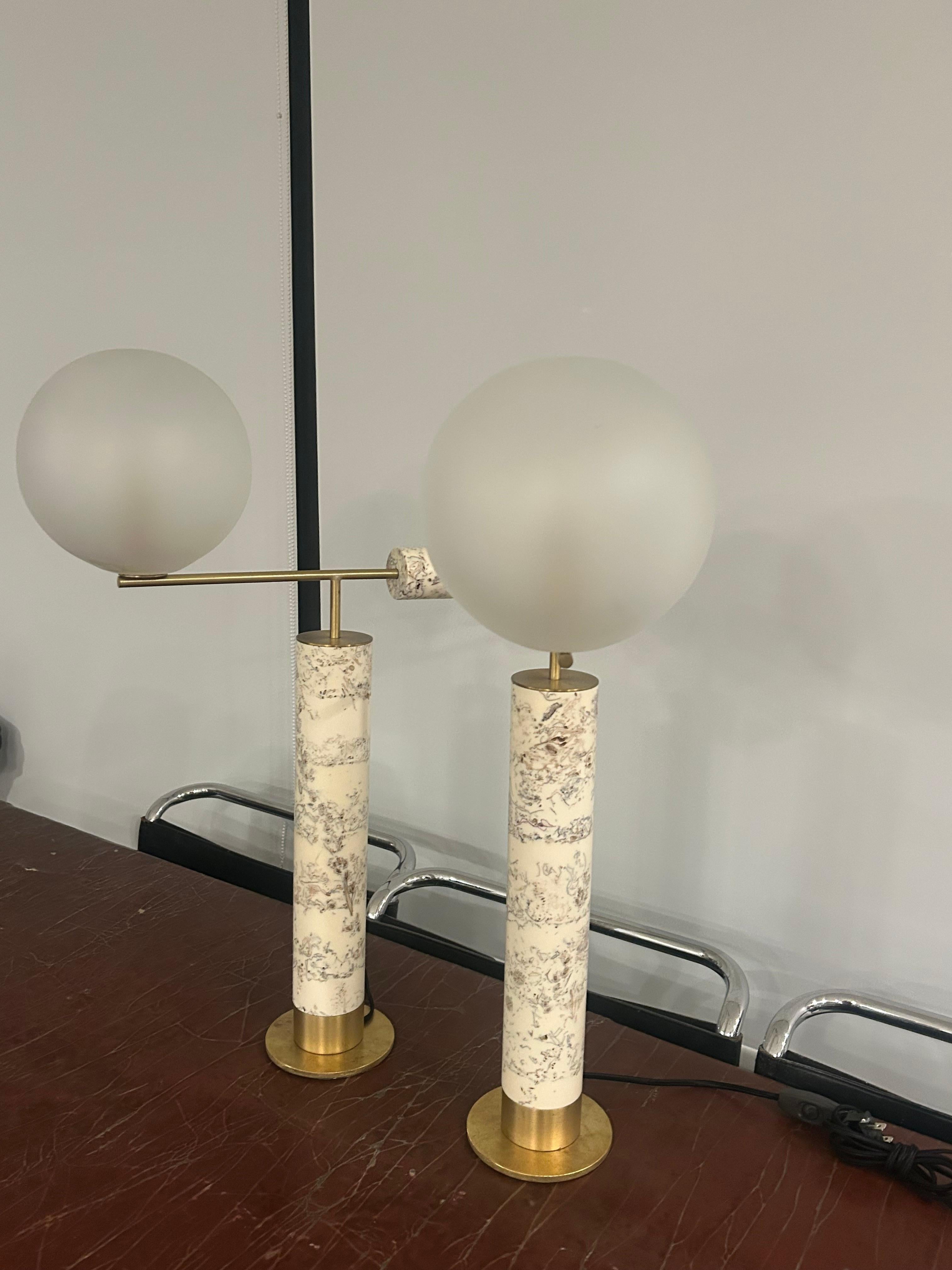 Polacco Marcin  Lampada Rusak Flora I White due disponibili in vendita