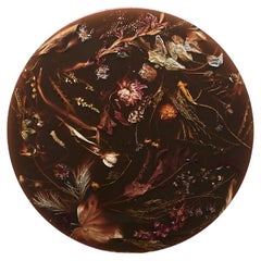 Applique murale Flora Lens 65 Marcin Rusak, couleur rouille, finition polie