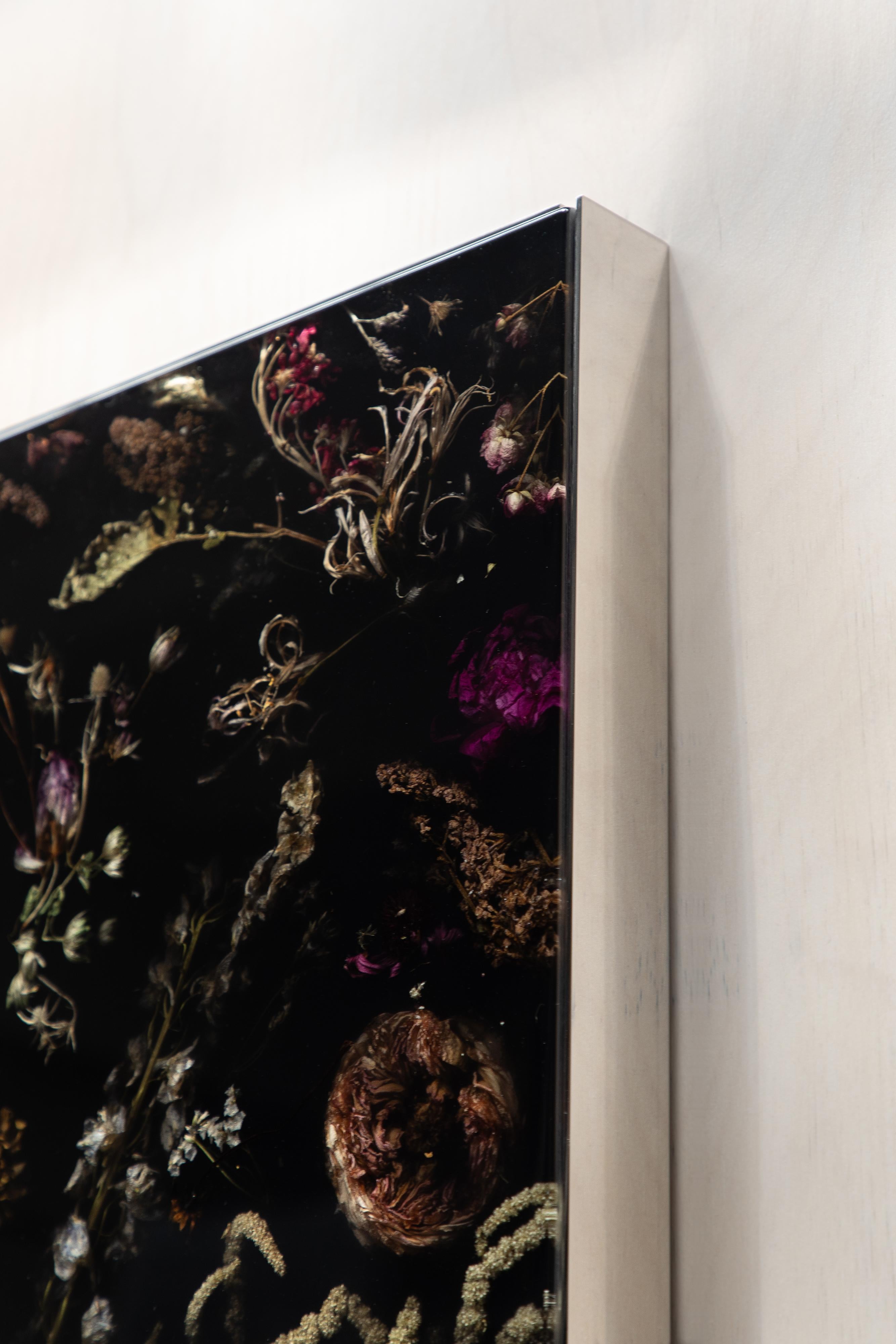 Marcin Rusak, Flora Colgante de pared Pieza 44, Acabado pulido negro Polaco en venta