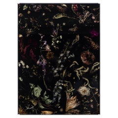 Marcin Rusak, Flora Wallhanging Piece 44, Black Polished Finish, In Stock