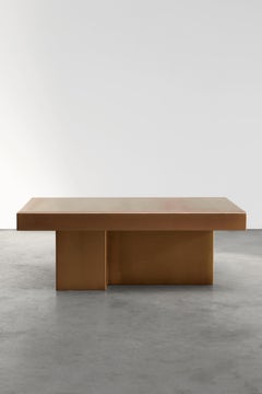 Marcin Rusak, Table basse Merging Metals 100-2, MM-2 : Bronze/Phosphore