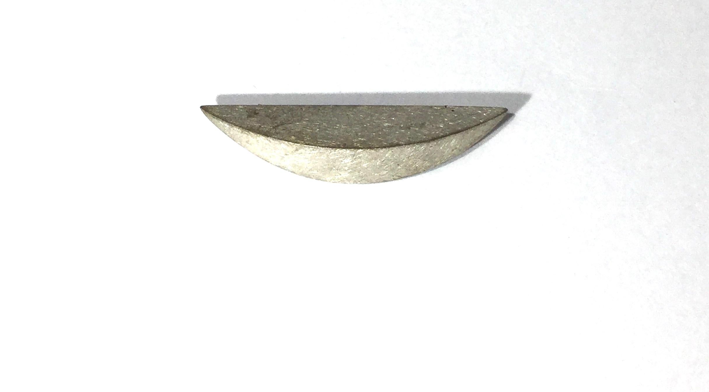 Marcin Zaremski Modernist Poland Brush Sterling Silver Brooch Pin 6