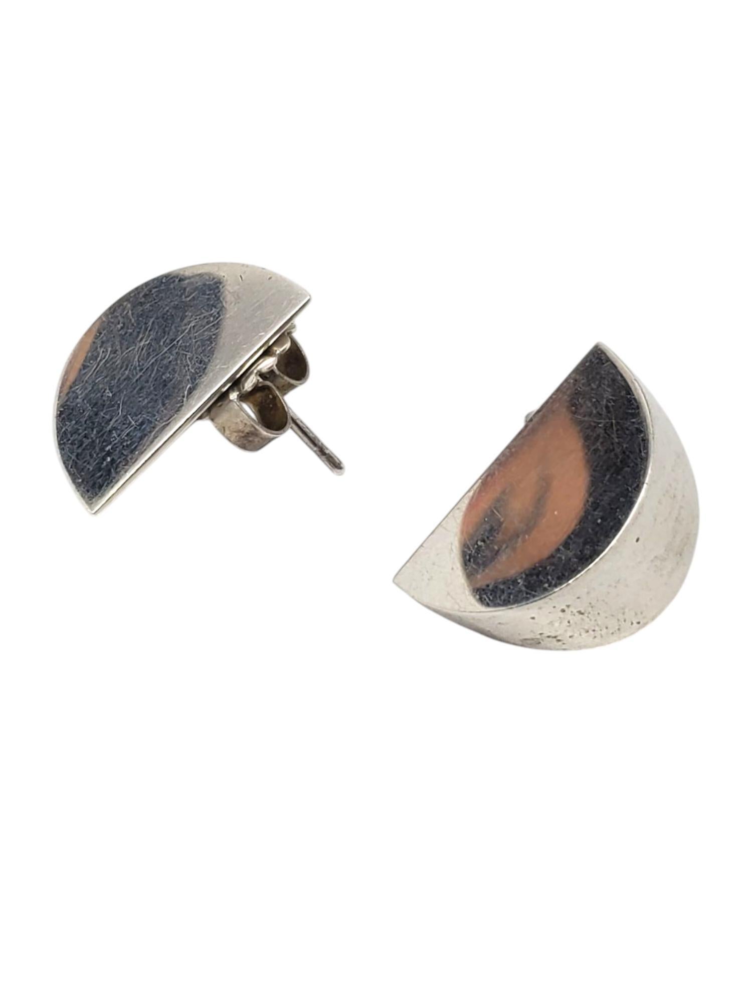 Marcin Zaremski Sterling Silver Half Moon Earrings #20800 For Sale 2