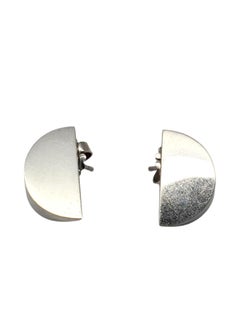 Marcin Zaremski Sterling Silver Half Moon Earrings #20800