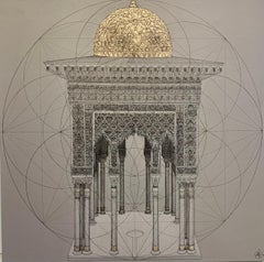Used Ala Alhambra - geometrical, mathematical, cathedral, building