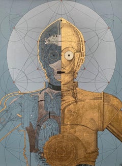 The Golden one (Metadrones cube) - geometrical, mathematical, Star Wars