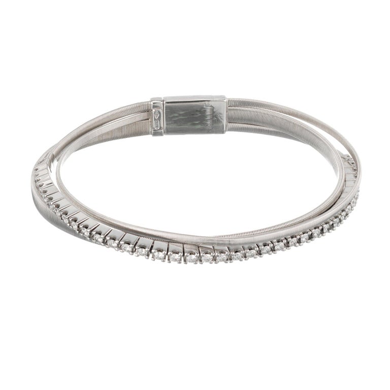 Marco Bicego 1.14 Carat Diamond White Gold Multi-Strand Bracelet For ...