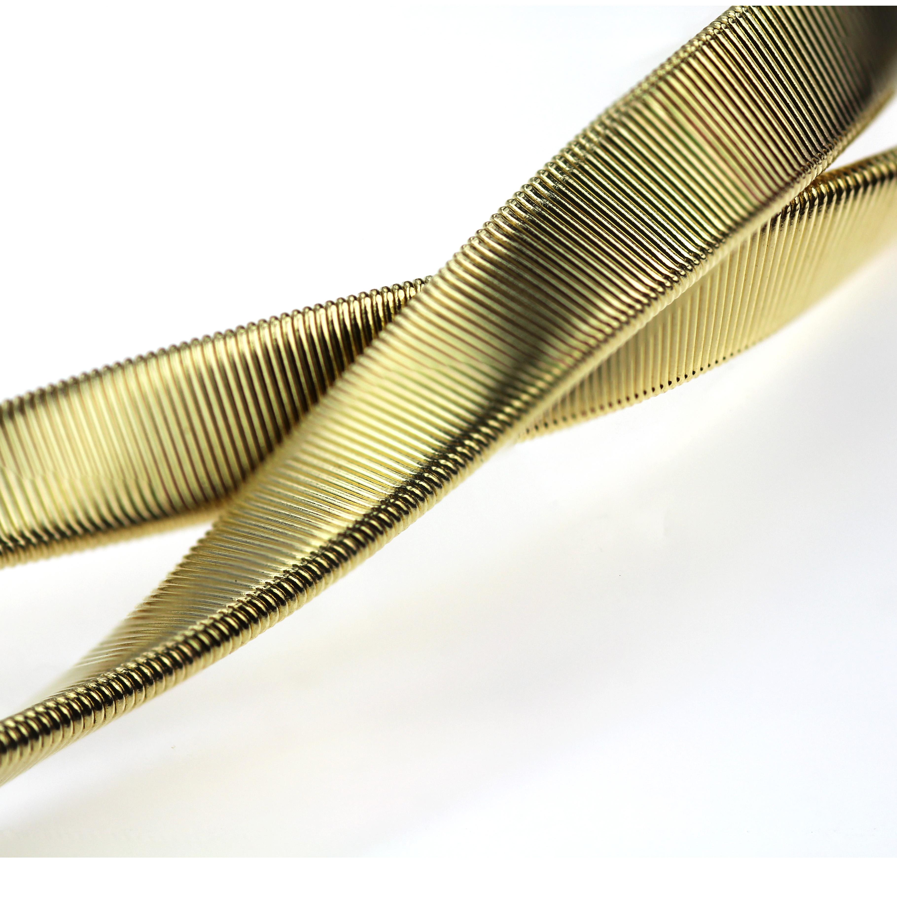 Modern Marco Bicego 18 Karat Gold Marrakech Supreme Single Strand Collar Necklace