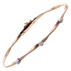 Marco Bicego 18 Karat Rose Gold Marrakech Twisted Bracelet