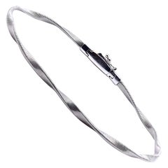 Marco Bicego 18 Karat White Gold Marrakech Twisted Bracelet