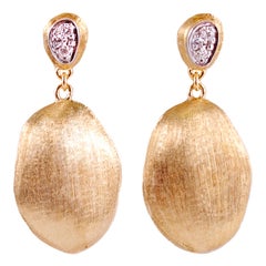 Marco Bicego 18 Karat Yellow Gold Diamond Earrings