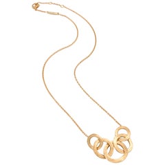 Marco Bicego 18 Karat Yellow Gold Jaipur Link Graduated Necklace