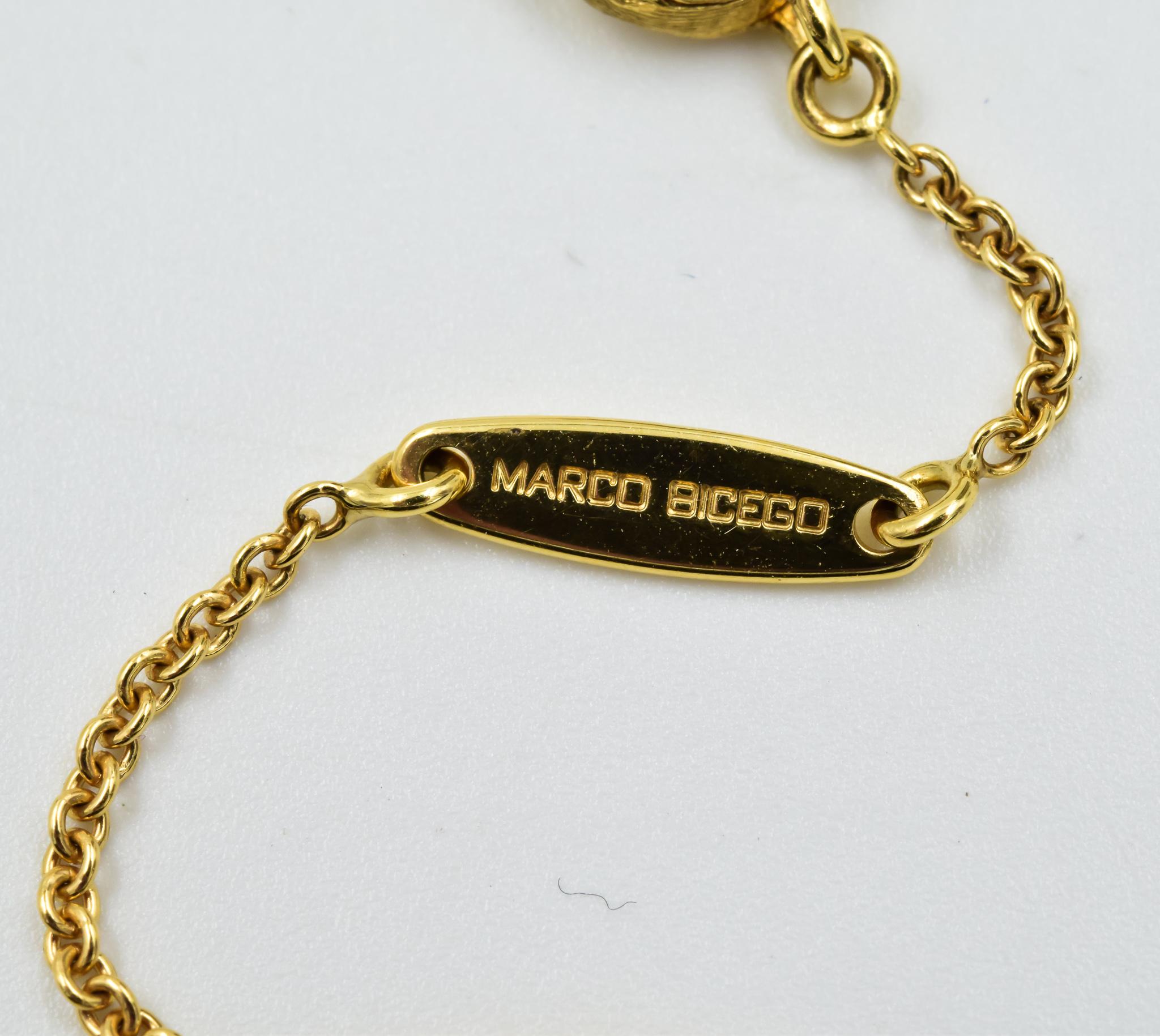 Women's Marco Bicego 18 Karat Yellow Gold Jaipur Link Necklace