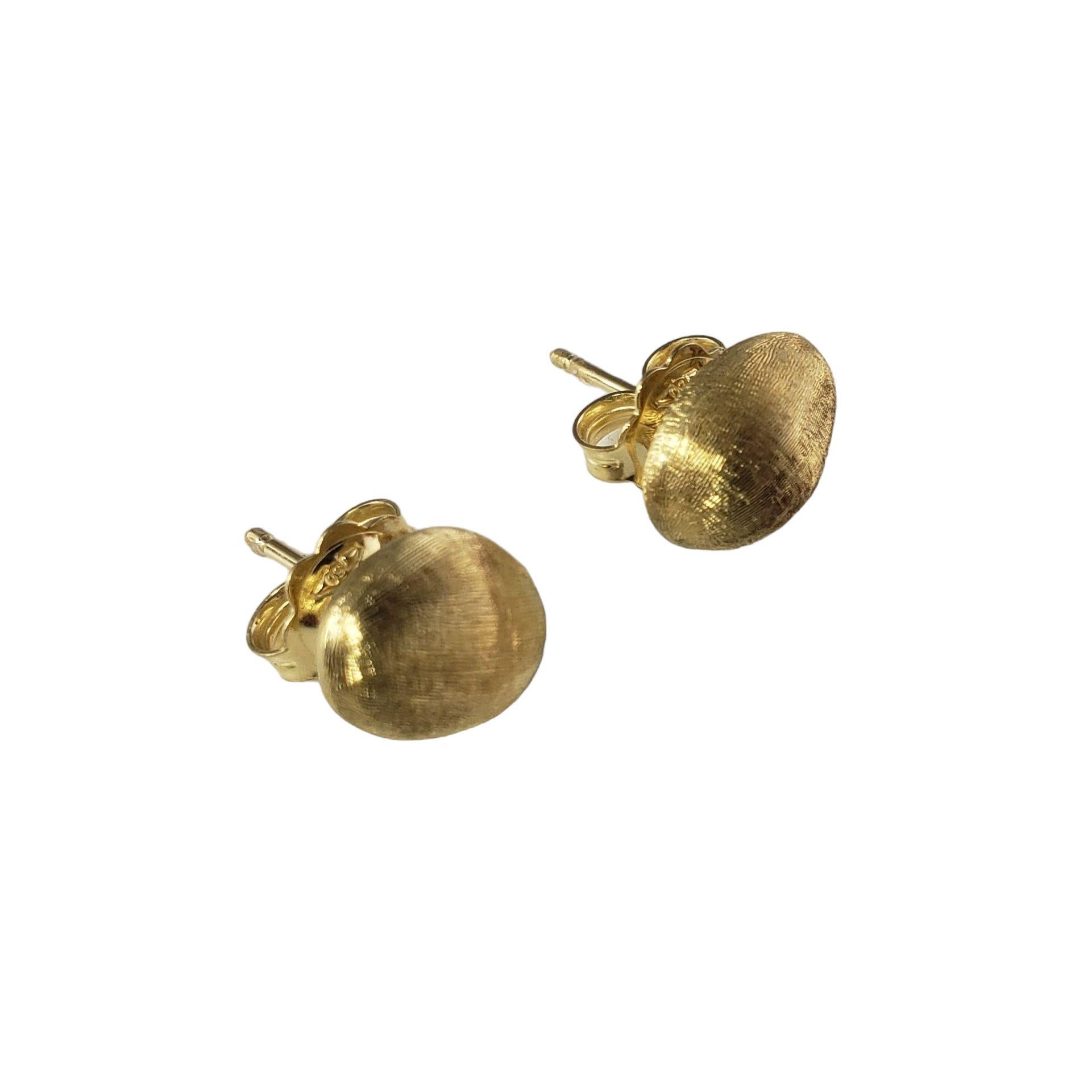 Women's Marco Bicego 18 Karat Yellow Gold Siviglia Stud Earrings