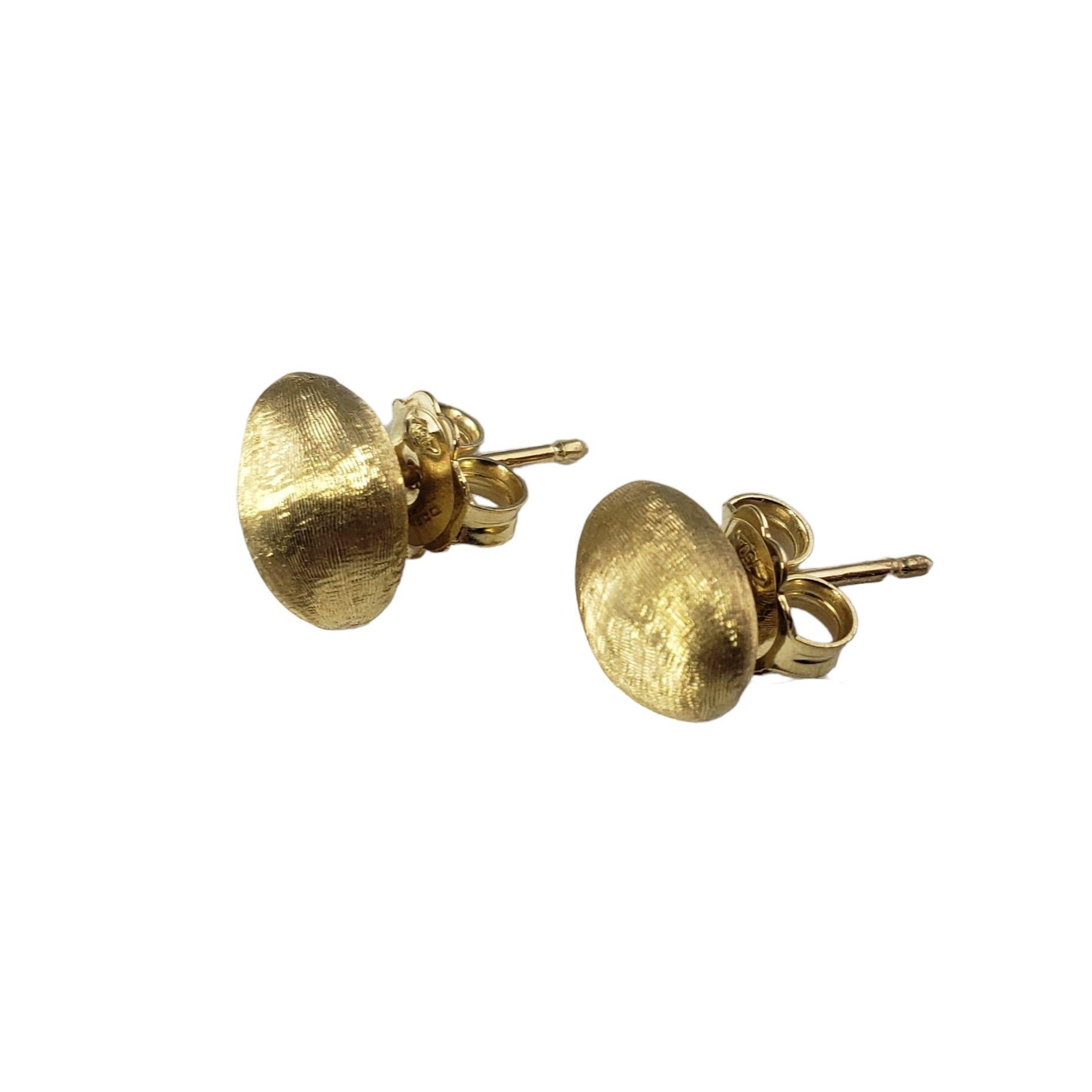 Marco Bicego 18 Karat Yellow Gold Siviglia Stud Earrings 1