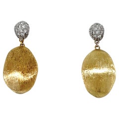 Marco Bicego, 18K Bicolor Gold and Diamond Siviglia Earrings