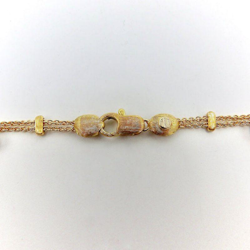 Marco Bicego Collier Acapulco à double rang en or 18 carats Bon état - En vente à Venice, CA