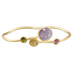 Marco Bicego 18K Gold Gemstone Bypass Bracelet - Jaipur Color Collection