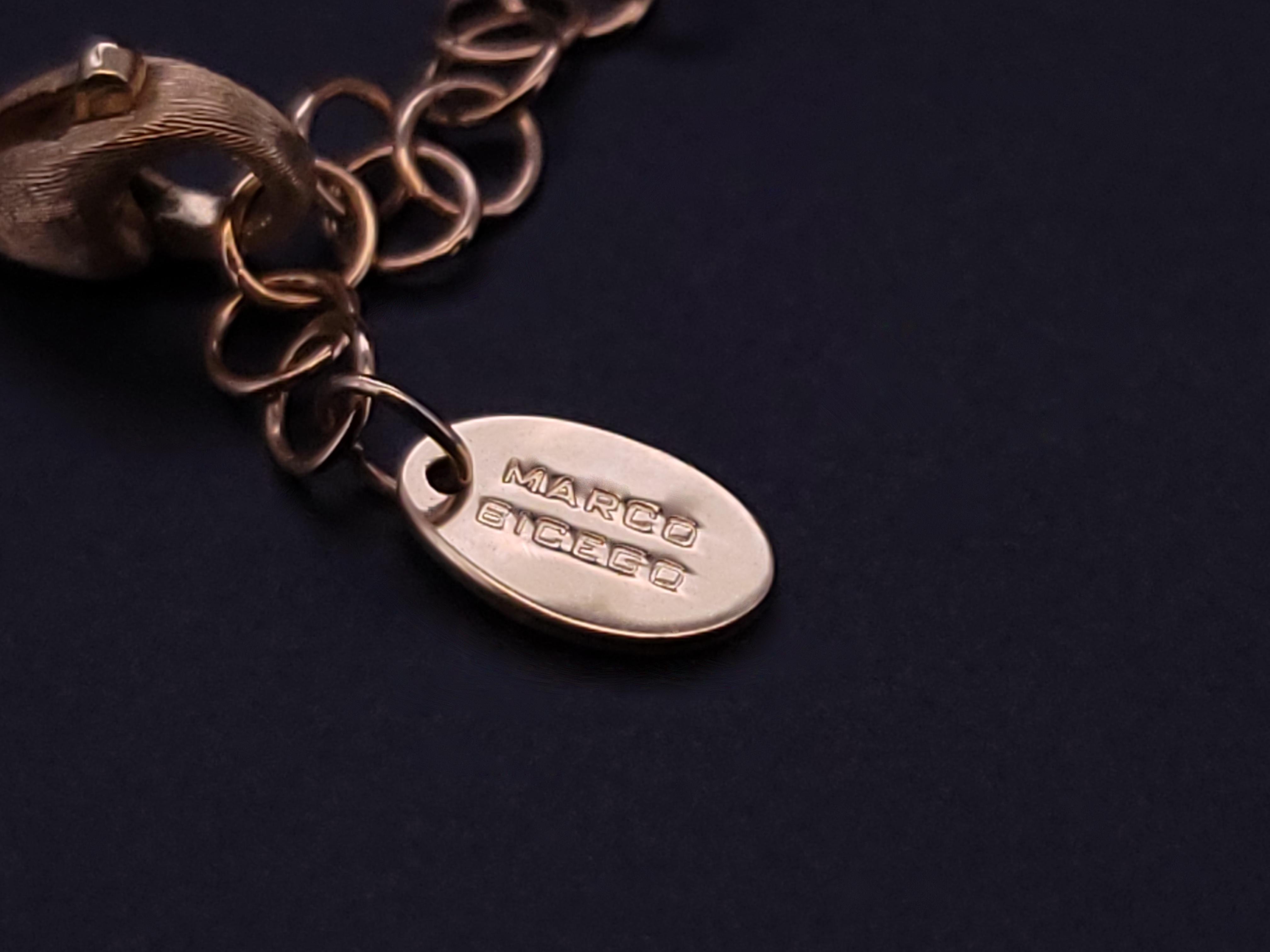 Marco Bicego Pulsera Estación África 18K Multi Piedras en venta 1