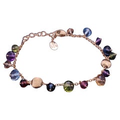 Marco Bicego 18K Multi Stone Africa Station Bracelet