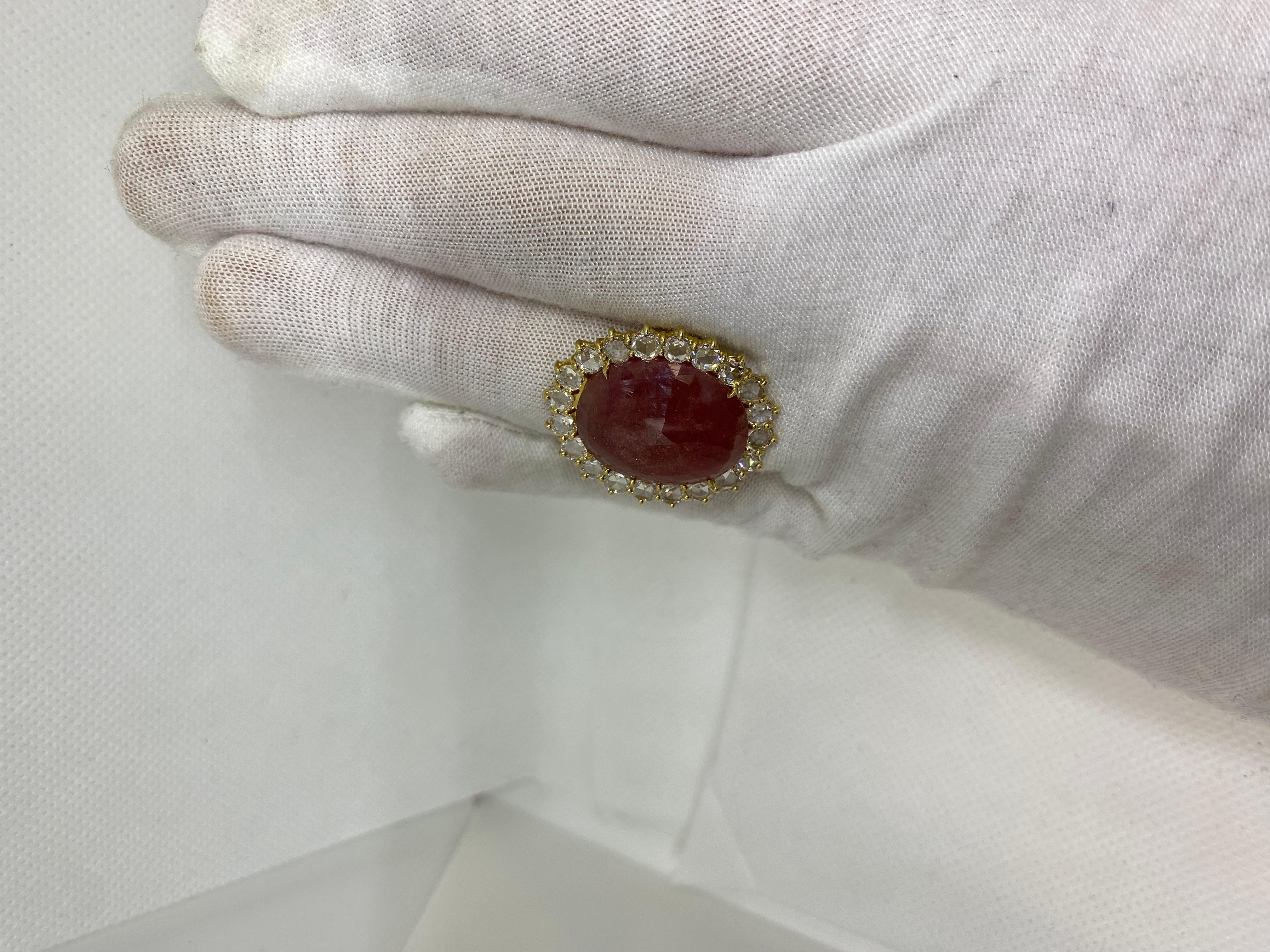 Marco Bicego Cocktail-Ring mit 18 Karat Saphir und Diamant im Zustand „Hervorragend“ im Angebot in Forest Hills, NY