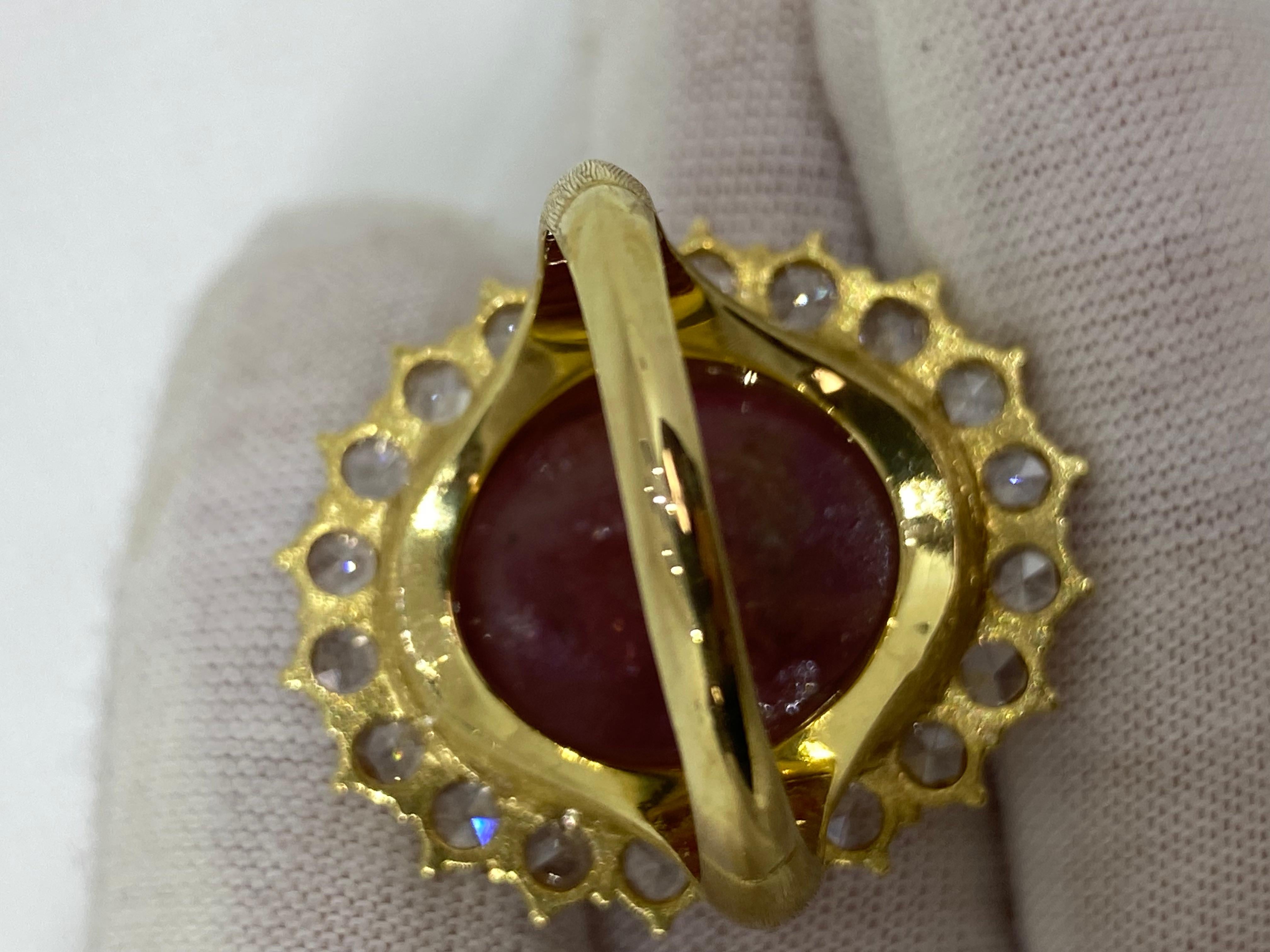 Marco Bicego Cocktail-Ring mit 18 Karat Saphir und Diamant Damen im Angebot