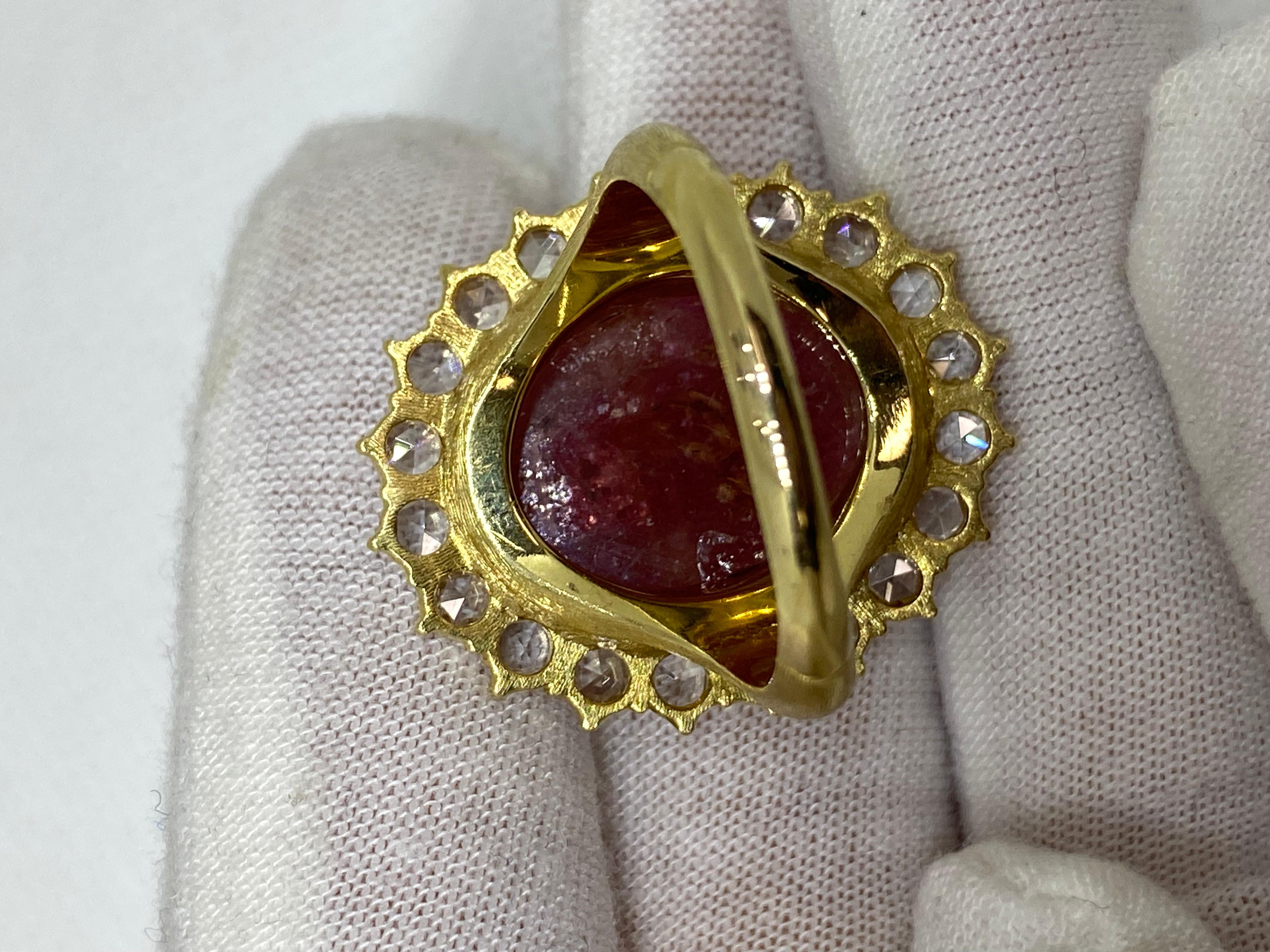 Marco Bicego Cocktail-Ring mit 18 Karat Saphir und Diamant im Angebot 1