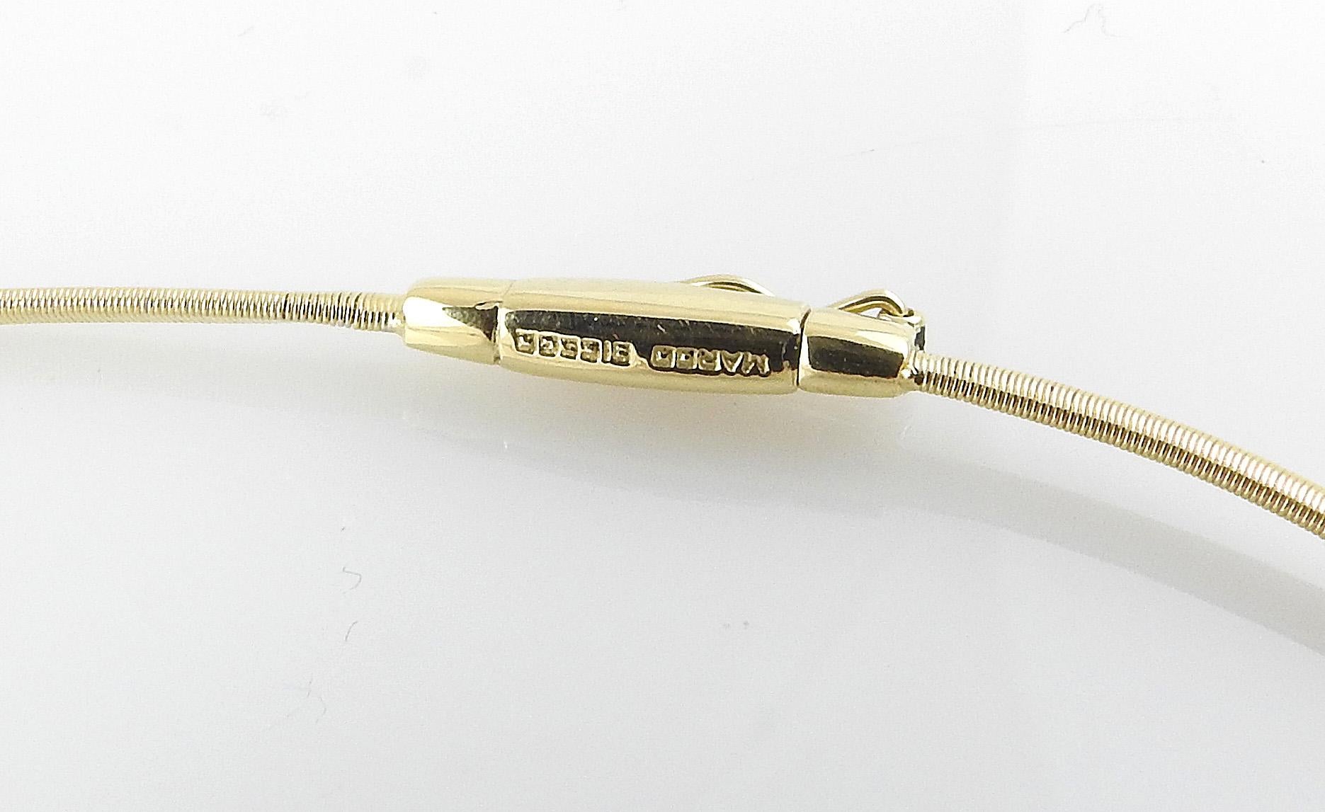 Marco Bicego 18k Gelb- und Weißgold Diamant 7 Stationen Halskette 1