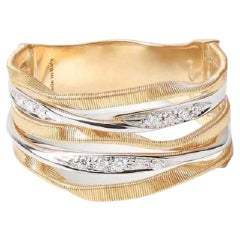 MarCo Bicego 18k Yellow and White Gold Marrakech Onde Ring AG349B