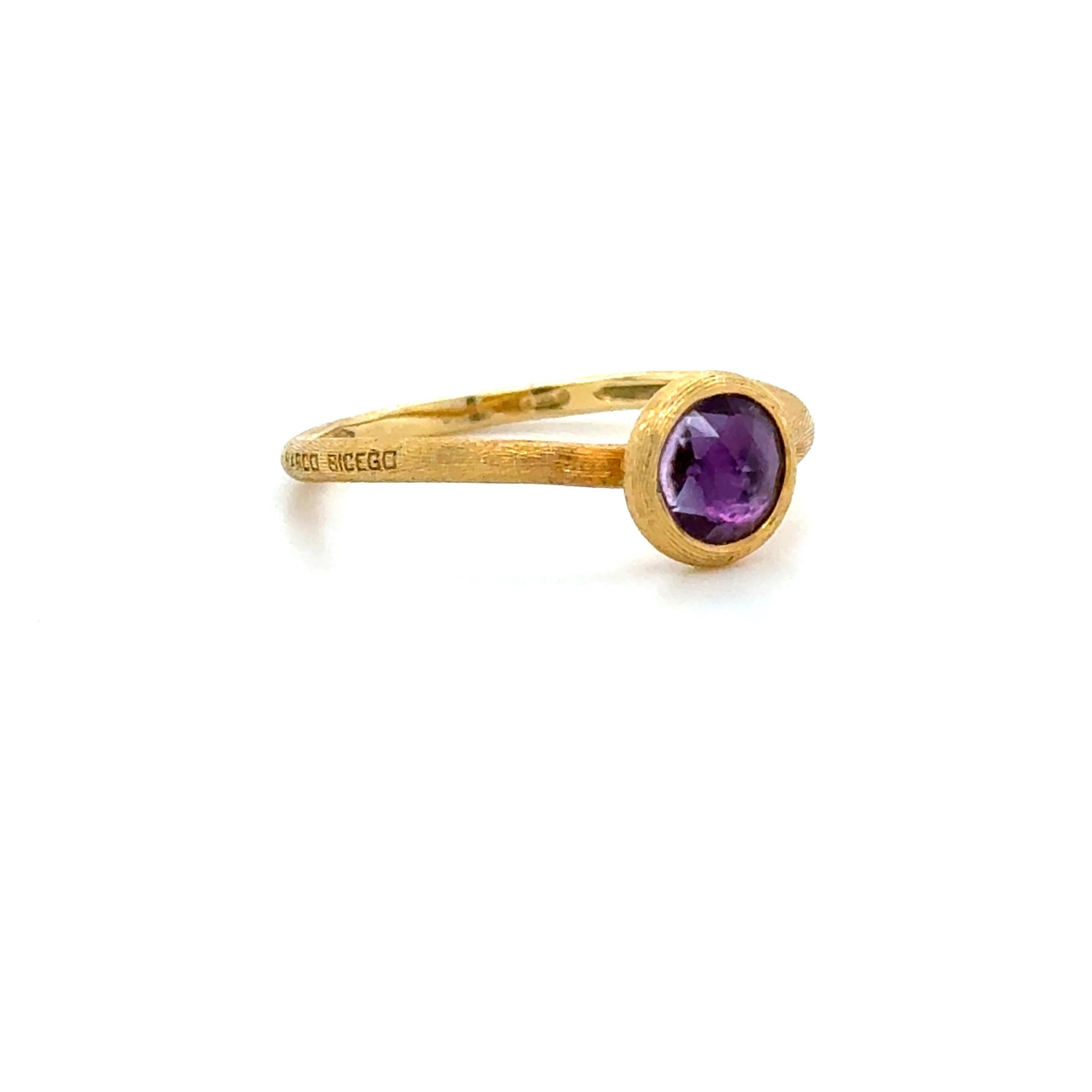 Marco Bicego, 18K Gelbgold und Amethyst Jaipur Ring (Zeitgenössisch) im Angebot