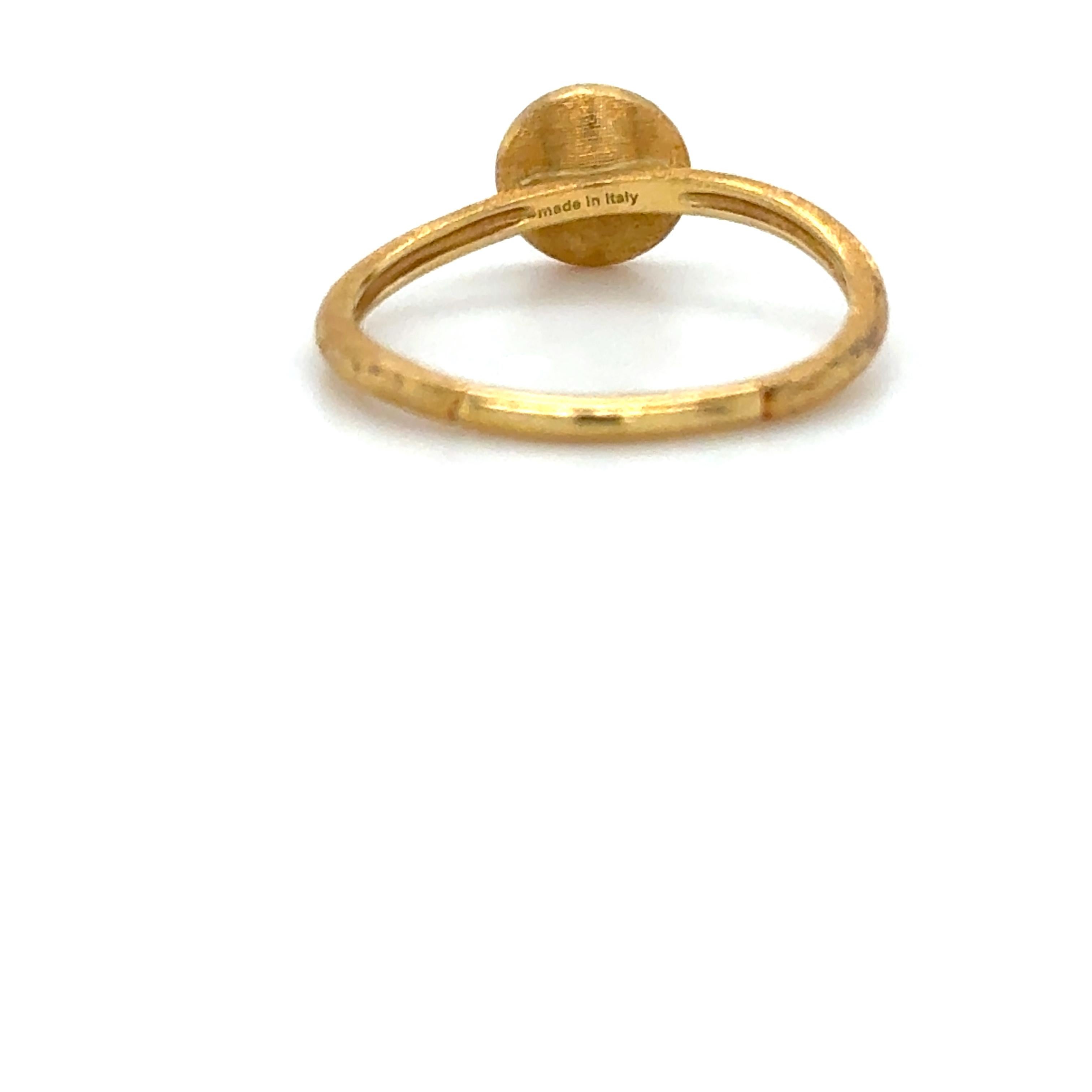 Marco Bicego, 18K Gelbgold und Amethyst Jaipur Ring (Rosenschliff) im Angebot