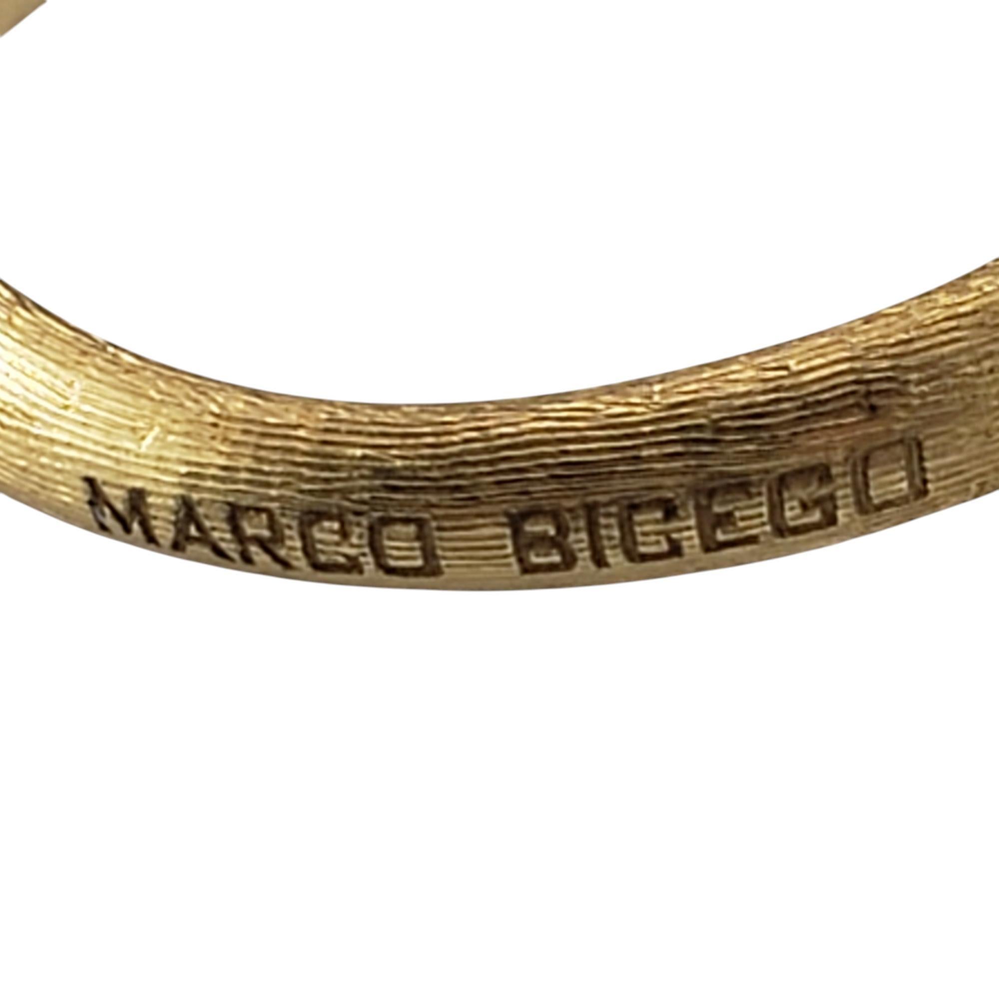 Marco Bicego 18K Yellow Gold and Cabochon Blue Topaz Jaipur Ring Size 7.5 #20225 1