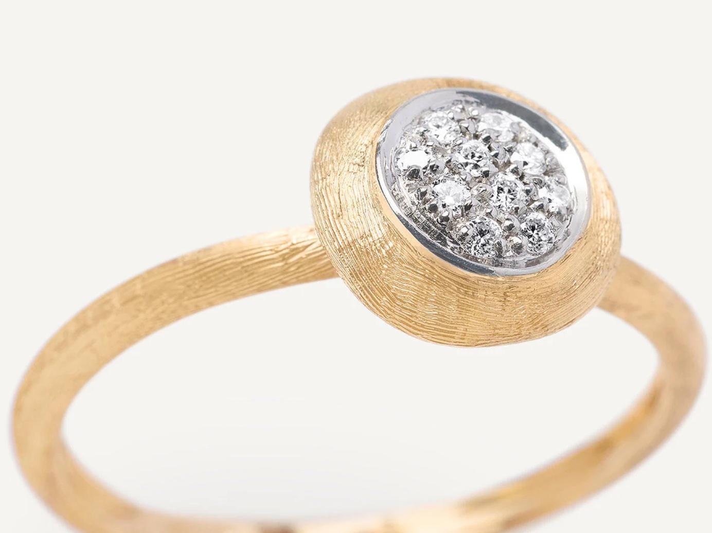 Marco Bicego, 18K Gelbgold und Diamant Jaipur Ring (Zeitgenössisch) im Angebot