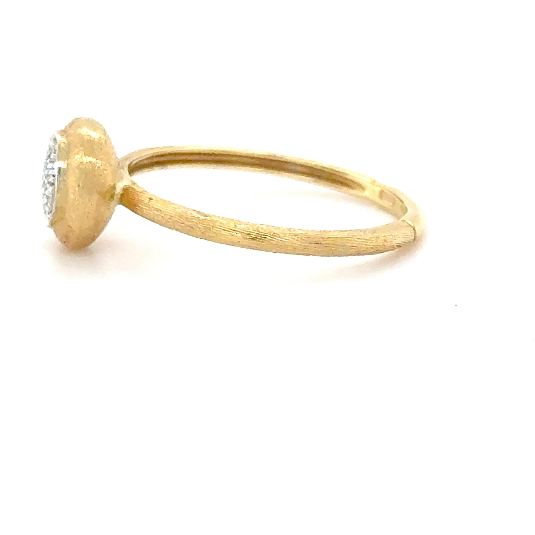 Marco Bicego, 18K Gelbgold und Diamant Jaipur Ring im Angebot 2