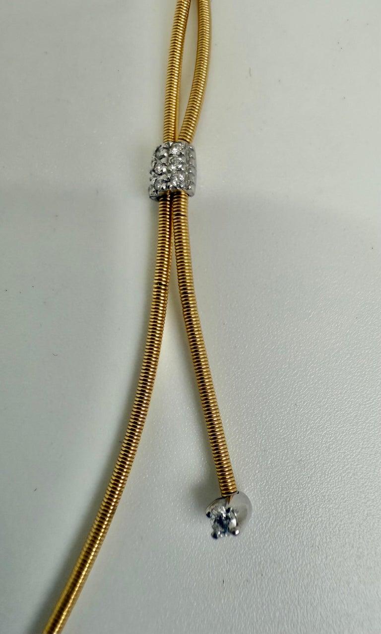 Collana Santorini in oro giallo 18 carati e diamanti di Marco Bicego In condizioni buone in vendita a Plainview, NY