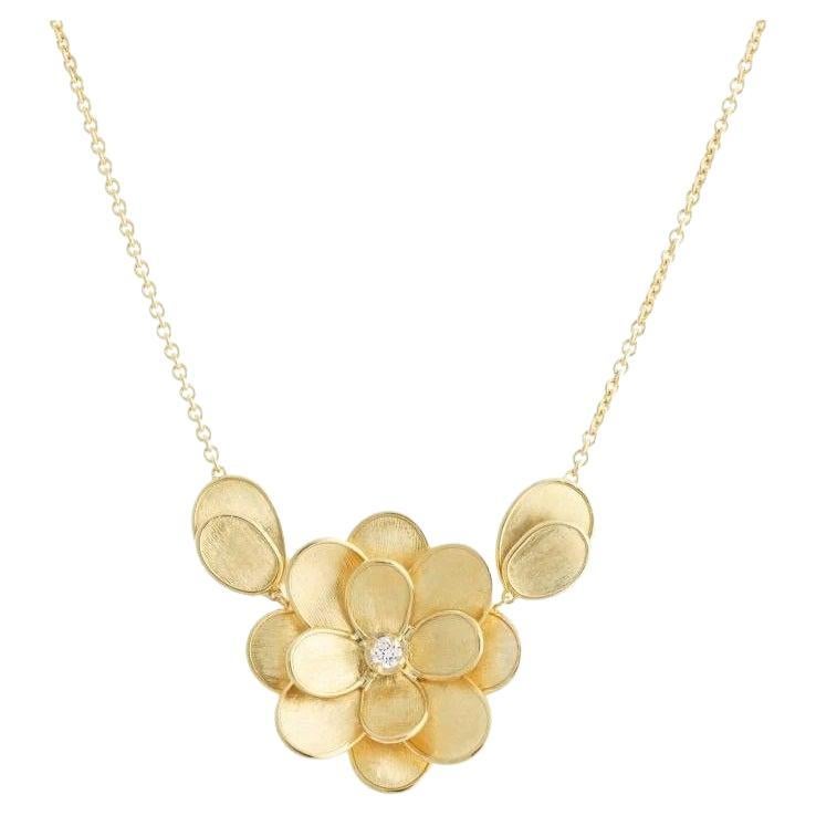 MarCo Bicego 18k Yellow Gold Lunaria Necklace CB2438BY02 For Sale