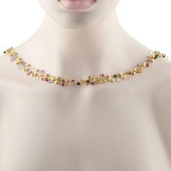 Marco Bicego Collana a più fili con pietre preziose in oro giallo 18 carati MB08-062226