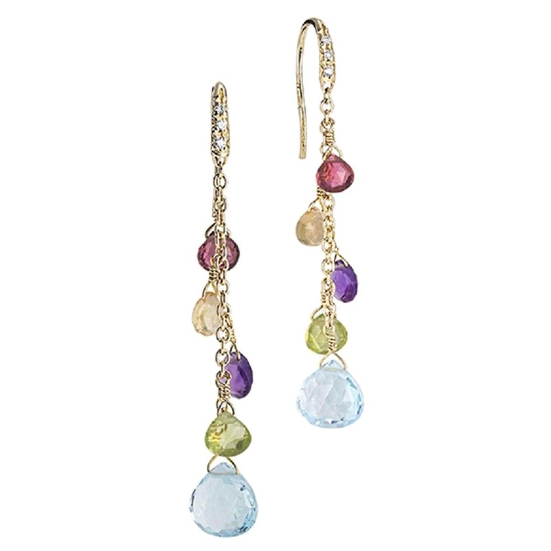 Marco Bicego: 18 Karat Gelbgold Paradise-Ohrringe OB1743ABMIX01T im Angebot