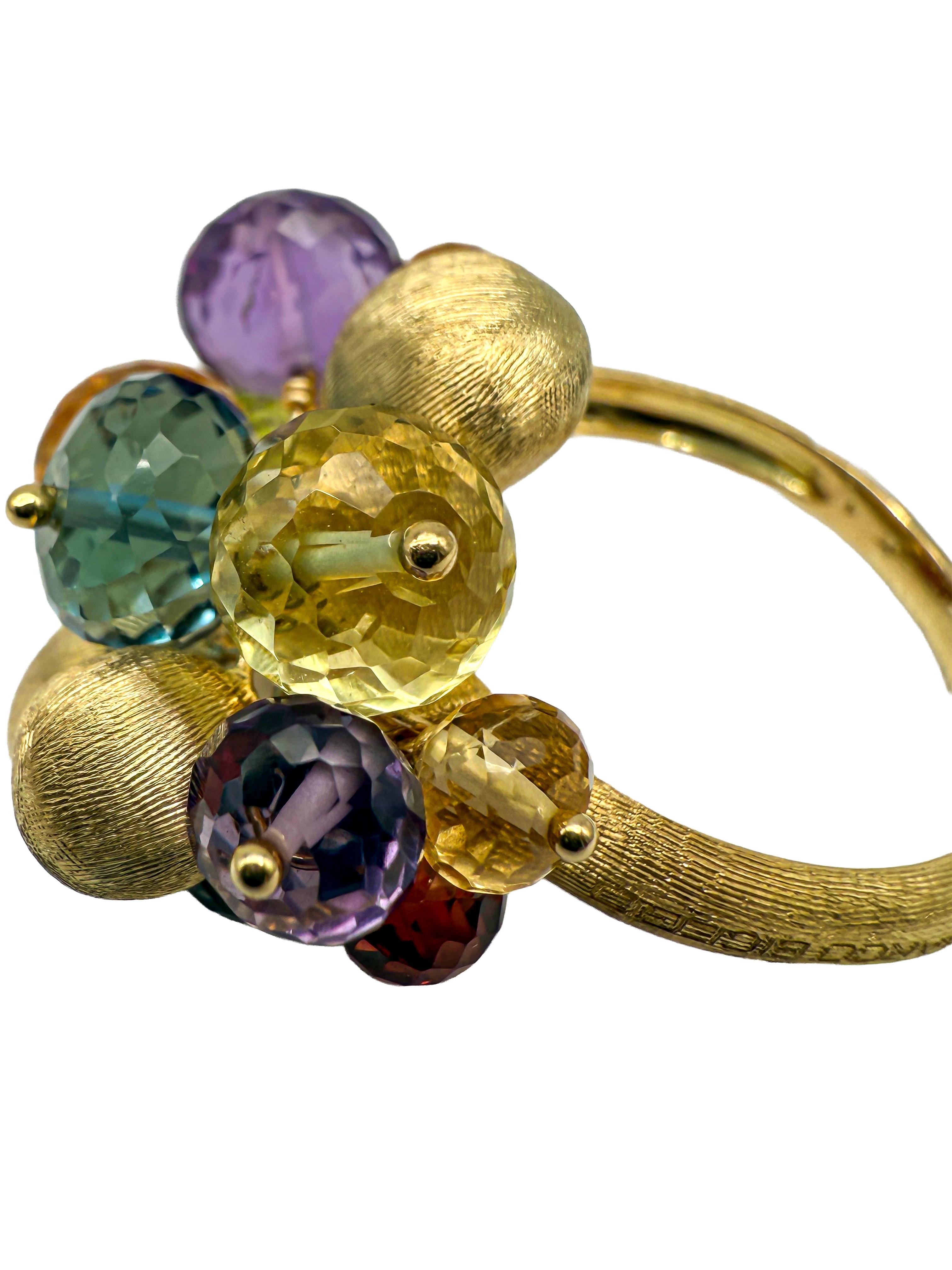 Moderno Anello Marco Bicego in oro giallo 18 carati in vendita