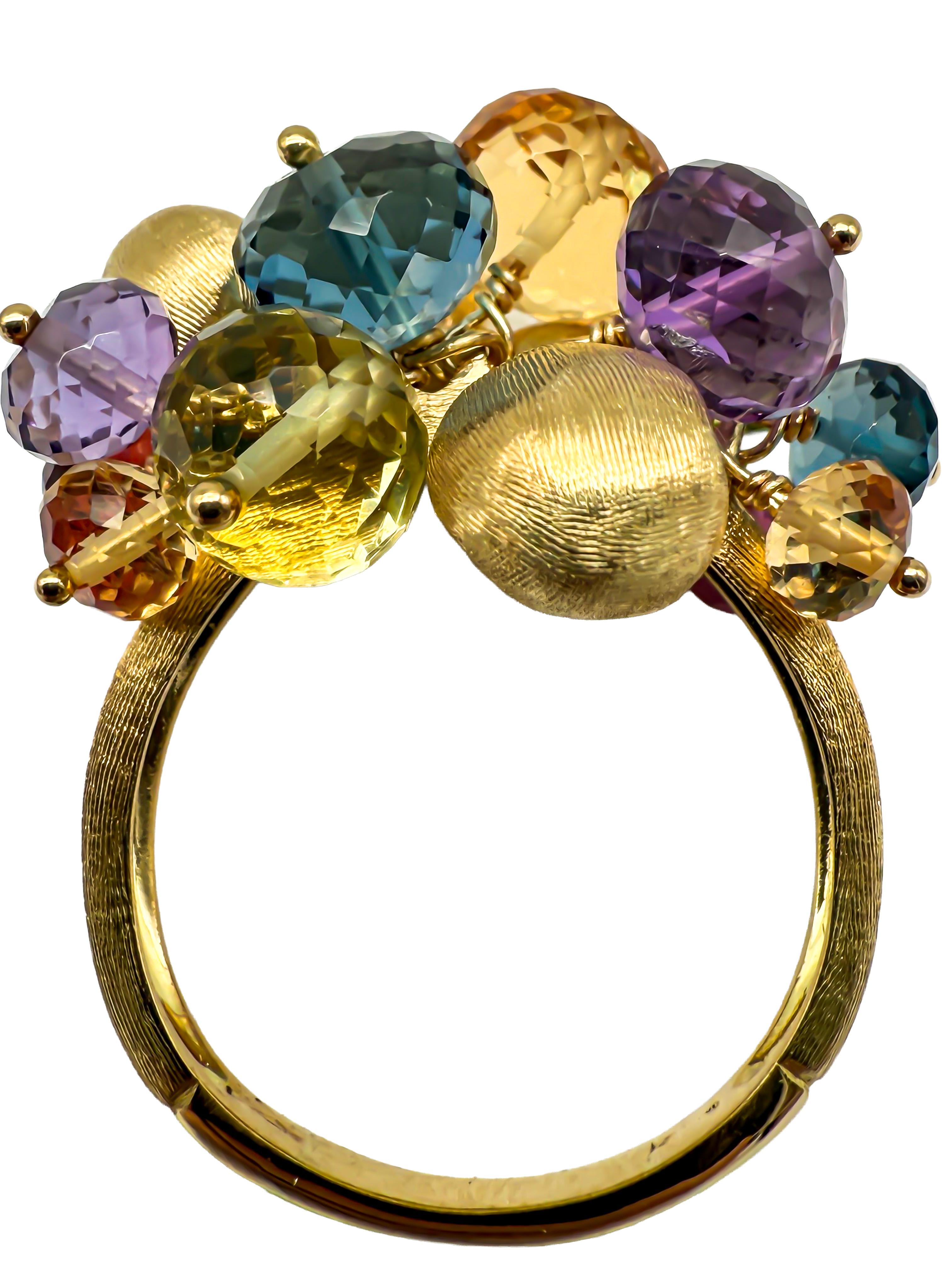 Anello Marco Bicego in oro giallo 18 carati in vendita 4