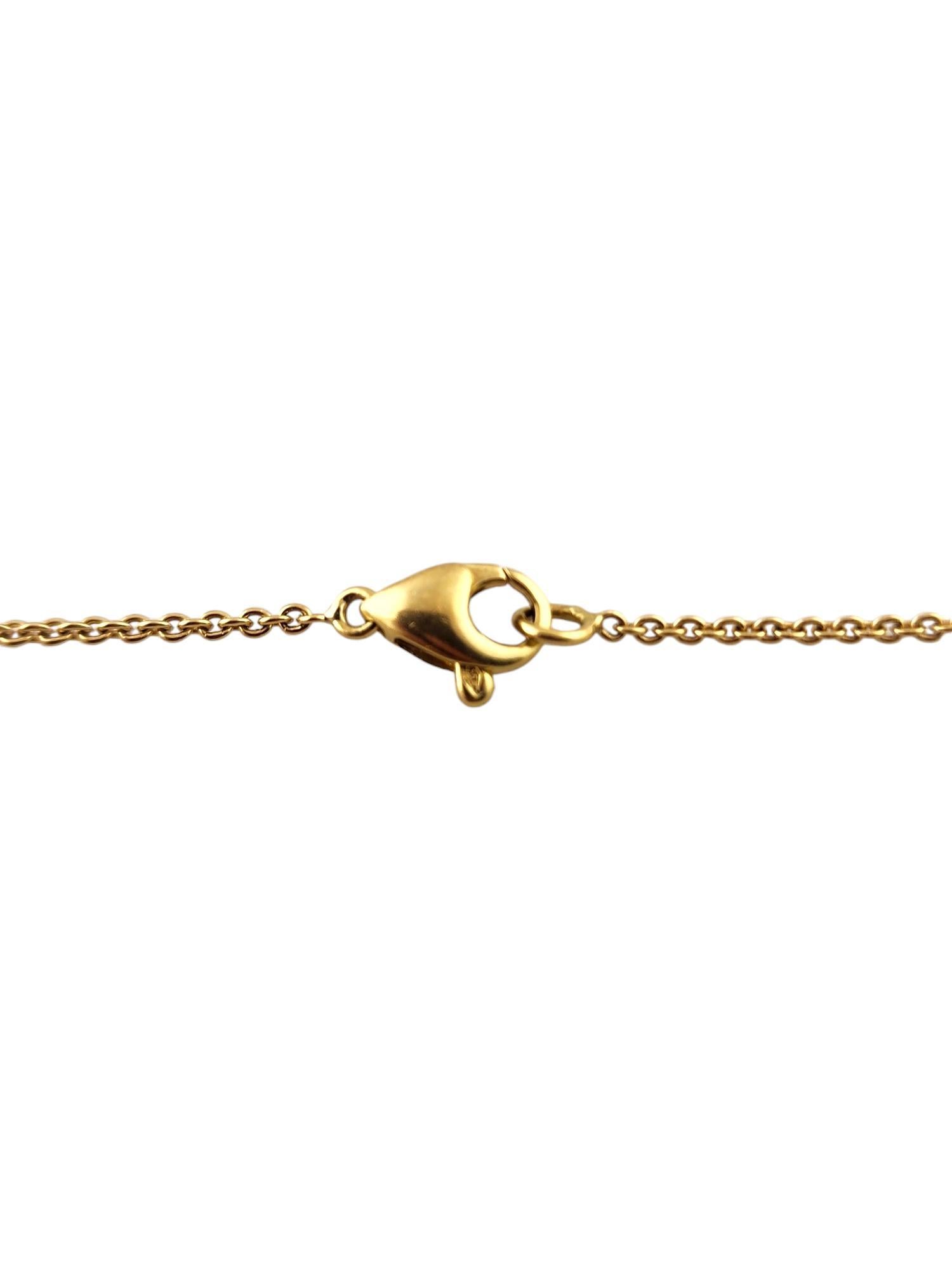 Women's Marco Bicego 18K Yellow Gold Siviglia Hammered Bead Necklace #18409