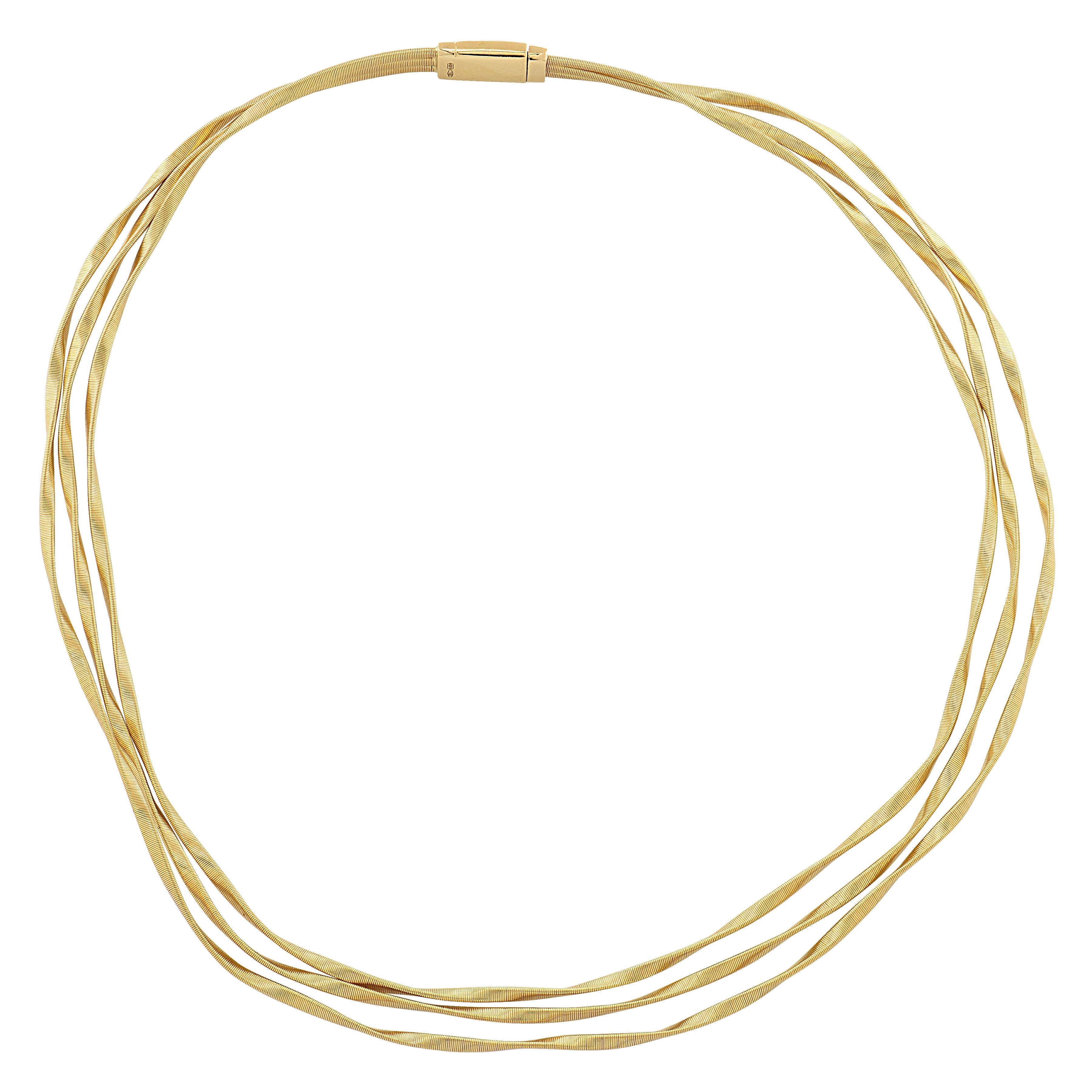 Marco Bicego - Collier Marrakech à 3 brins en vente 1